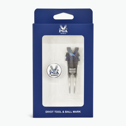 2024 PGA Championship Valhalla Custom Shape Divot Tool and Ball Marker Set