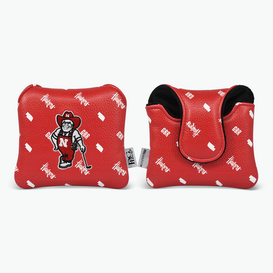 University of Nebraska Micro Print Vintage Mallet Putter Cover