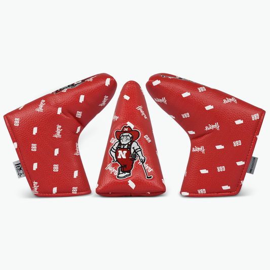 University of Nebraska Micro Print Blade Putter Cover