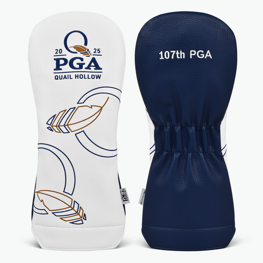 2025 PGA Championship Quail Hollow Elite Vintage Two Tone Ghost Stitch Driver Cover