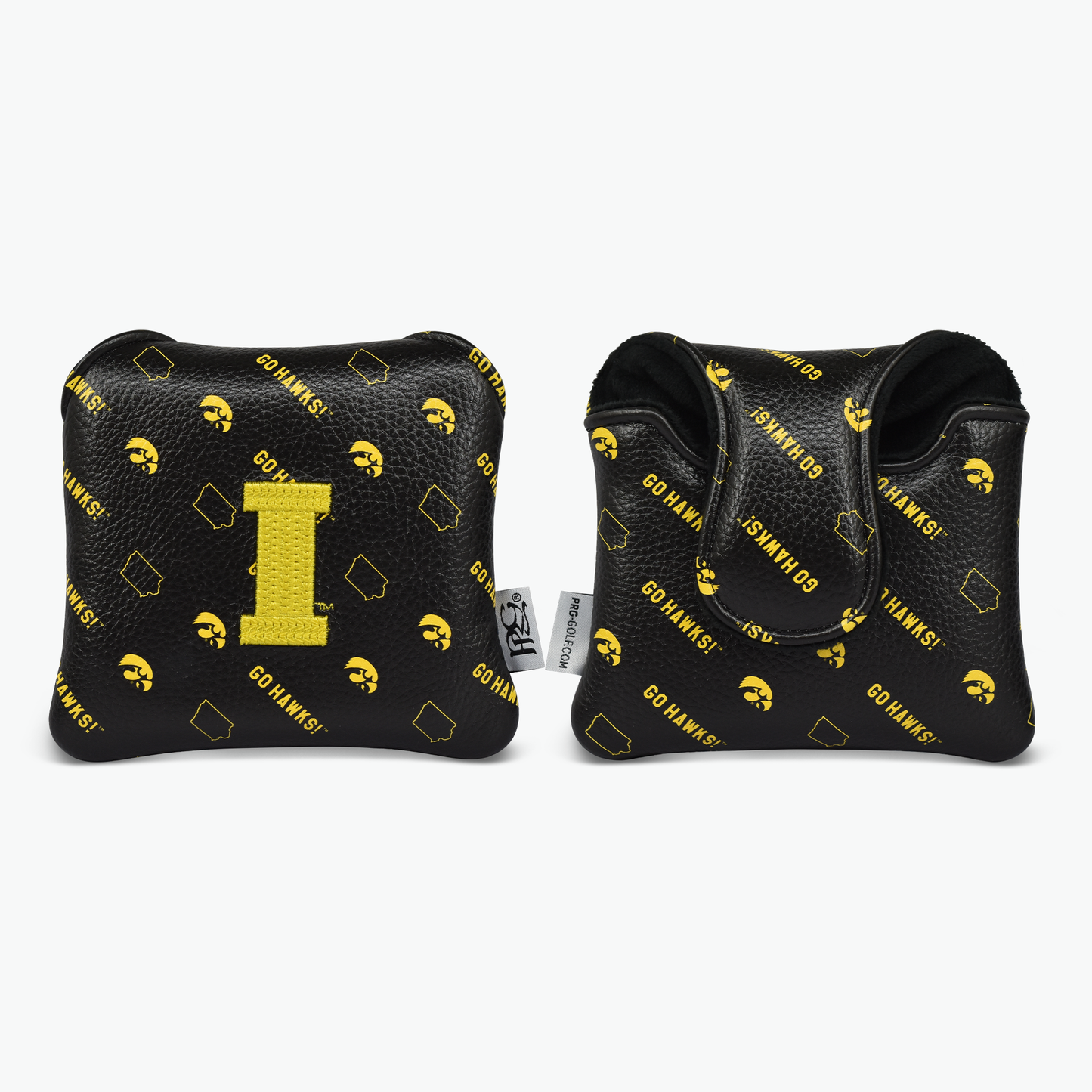 University of Iowa Micro Print Vintage Mallet Putter Cover