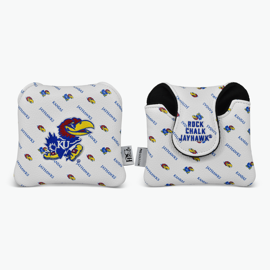 University of Kansas Micro Print Vintage Mallet Putter Cover