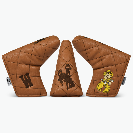 University of Wyoming Quilt Stitch Blade Putter Cover