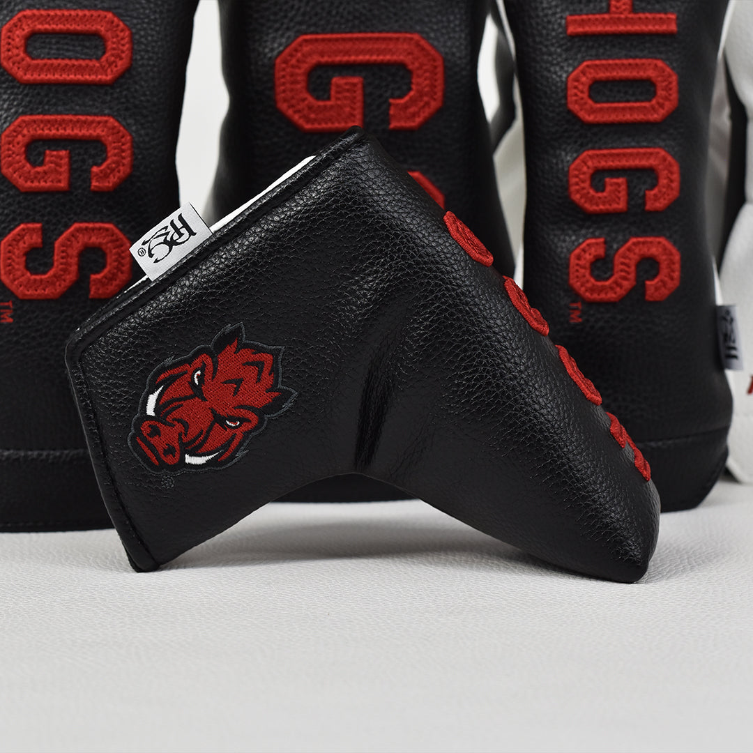 University of Arkansas Chain Stitch Blade Putter Cover