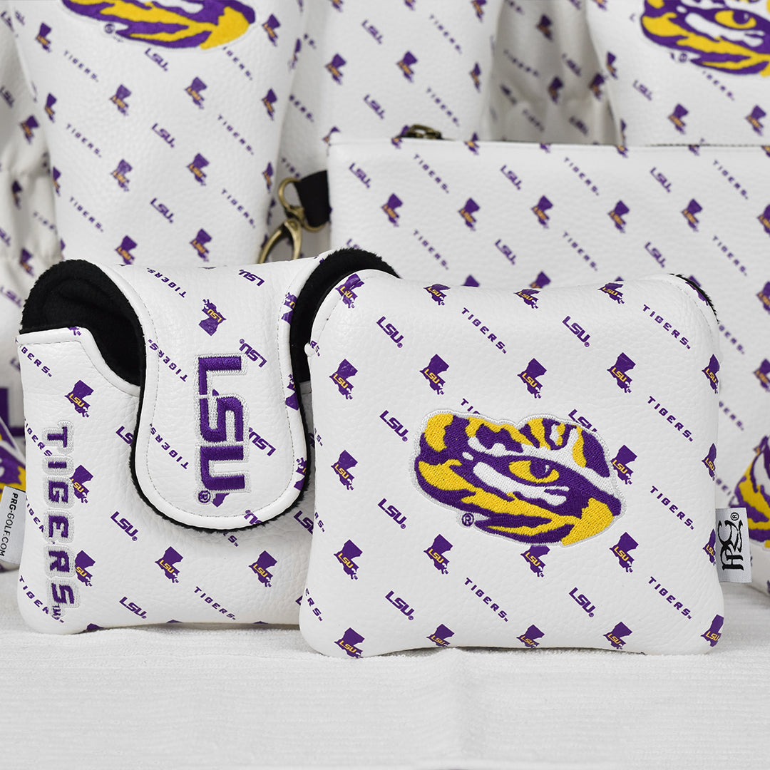 Louisiana State University Micro-Print Mallet Putter Cover