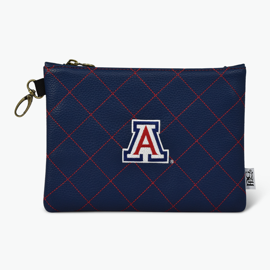University of Arizona Quilt Stitch Premium Zip Tote Bag