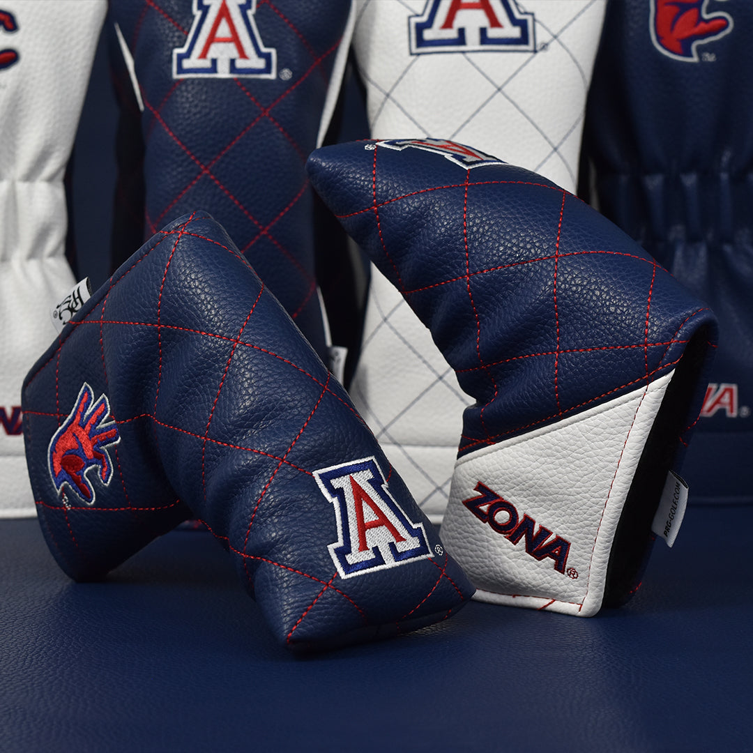 University of Arizona Quilt Stitch Blade Putter Cover