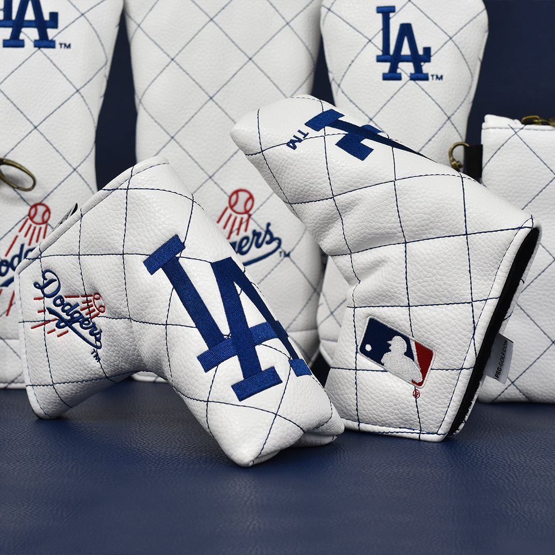 Los Angeles Dodgers Quilt Stitch Blade Putter Cover