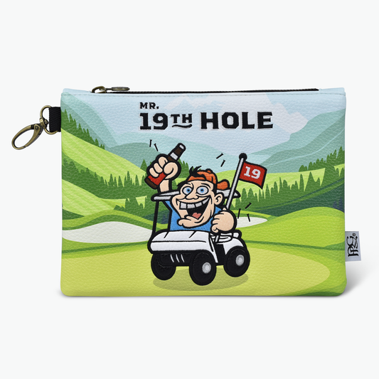Mr. 19th Hole Premium Zip Tote Bag