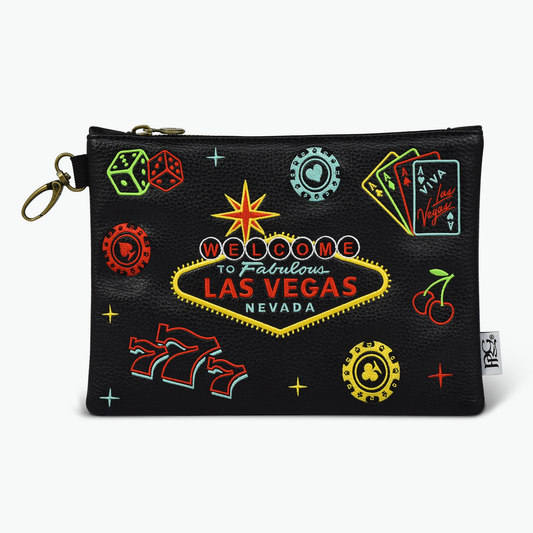 Neon Vegas Premium Zip Tote Bag