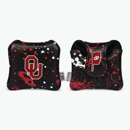 University of Oklahoma Paint Splash Mallet Putter Cover