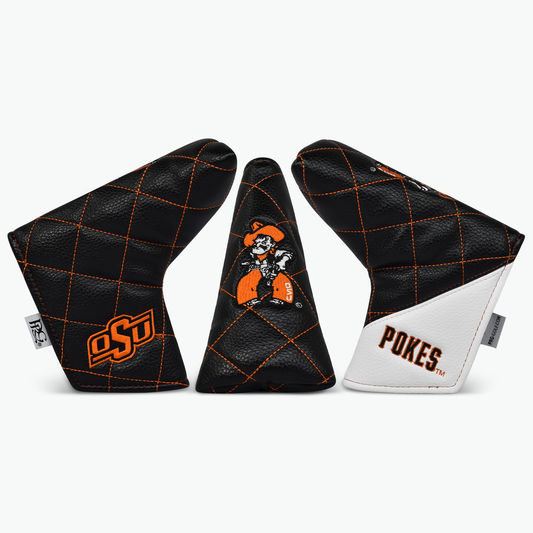 Oklahoma State University Quilt Stitch Blade Putter Cover