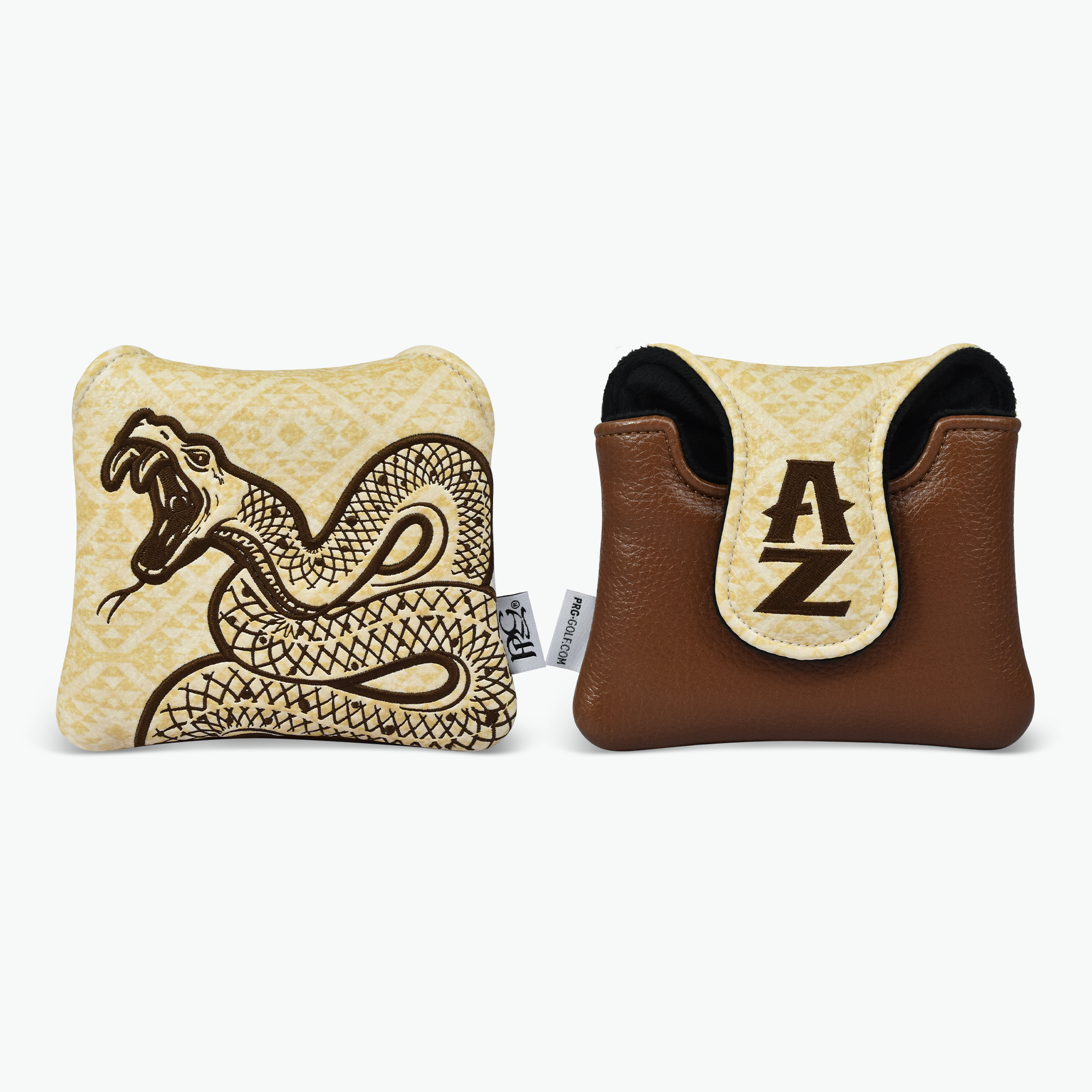 マークアンドロナ ゴルフポーチ マレット型パターカバー クロコ E261290 Arizona 'Rattler' Mallet Putter Cover – PRG Golf