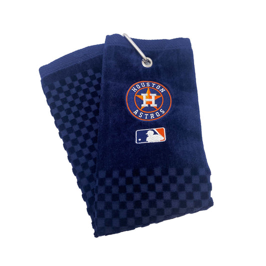 Houston Astros Cross Tri-Fold Towel (Navy)