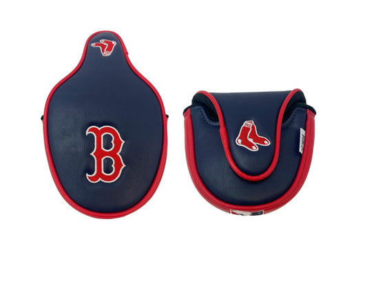 Boston Red Sox Studio Mallet Putter Cover (Navy/Red)