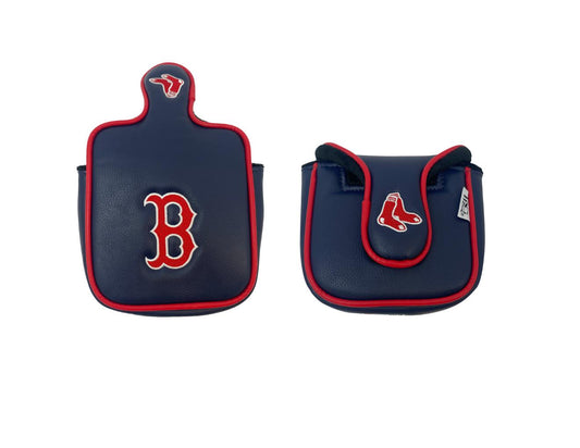Boston Red Sox Studio Spider Mallet Putter Cover (Navy/Red)