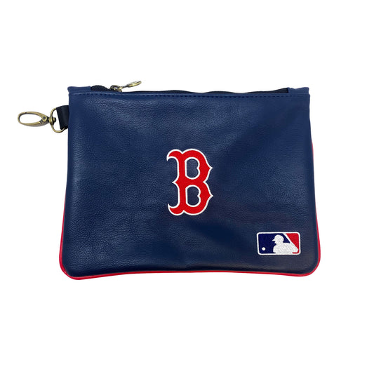 Boston Red Sox Studio Premium Zip Tote (Navy/Red)