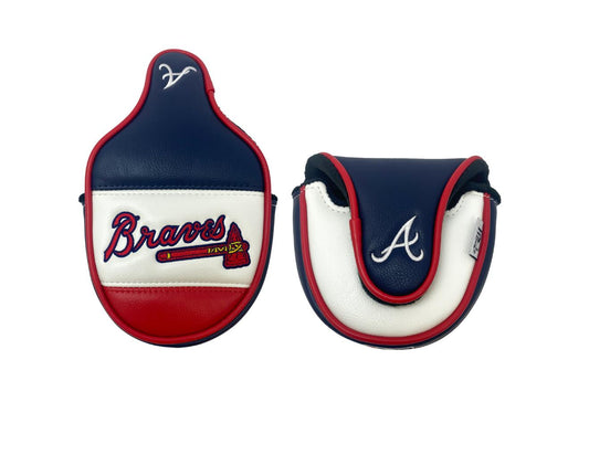 Atlanta Braves Horizon Mallet Putter Cover (Red/White/Blue)