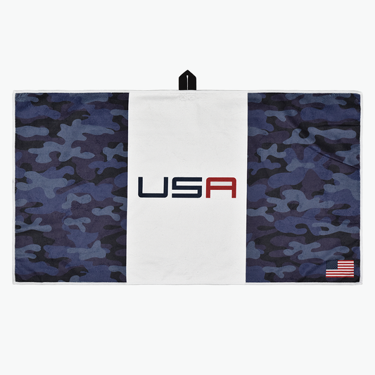 PRG Originals Camo USA Aqua-Lock Sublimated Caddy Towel