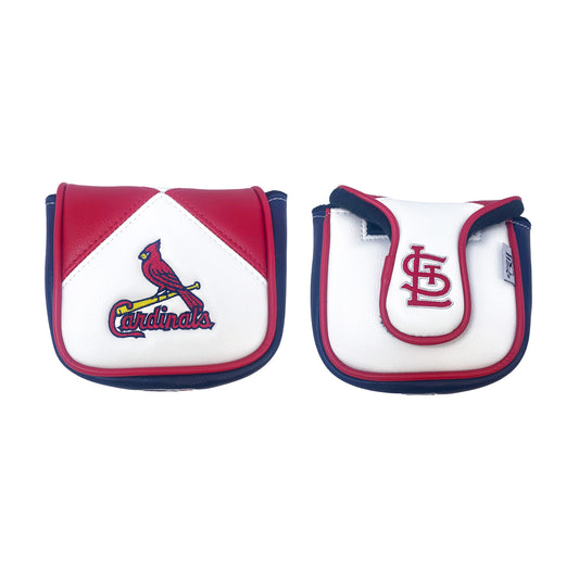 St. Louis Cardinals Solitaire Spider Mallet Putter Cover (Red/White/Blue)