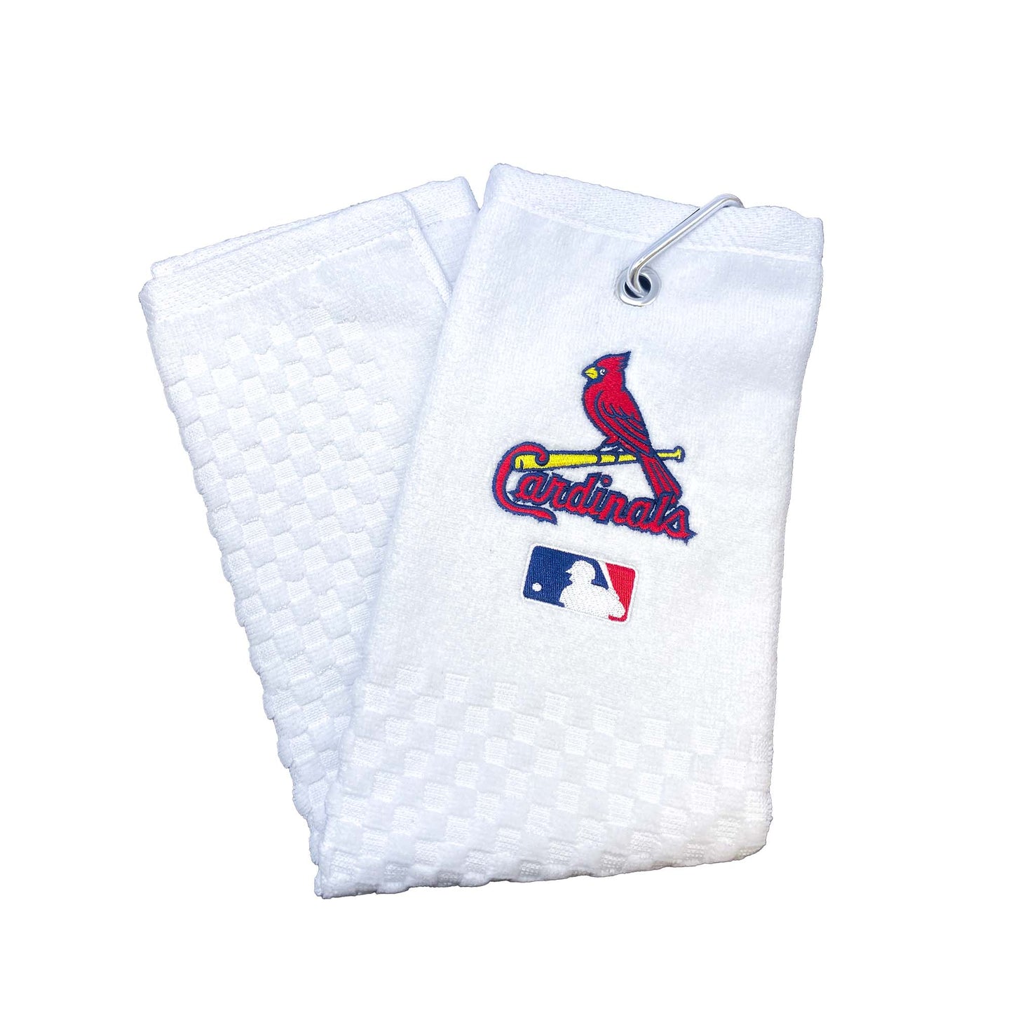 St. Louis Cardinals Cross Tri-Fold Towel (White)