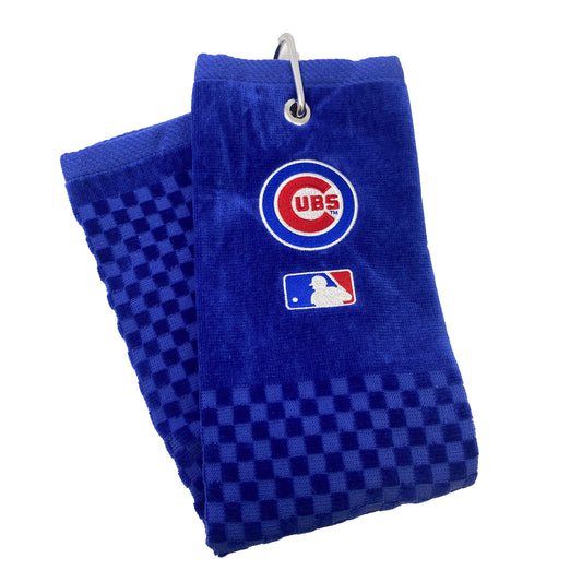 Chicago Cubs Cross Tri-Fold Towel (Blue)
