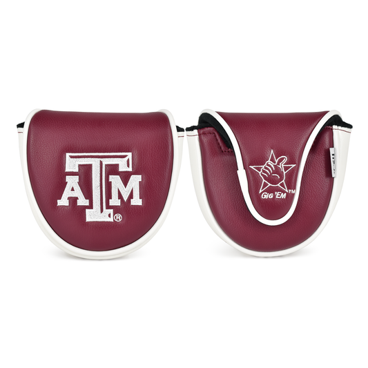 Texas A&M Mallet Putter Cover (Burgundy)