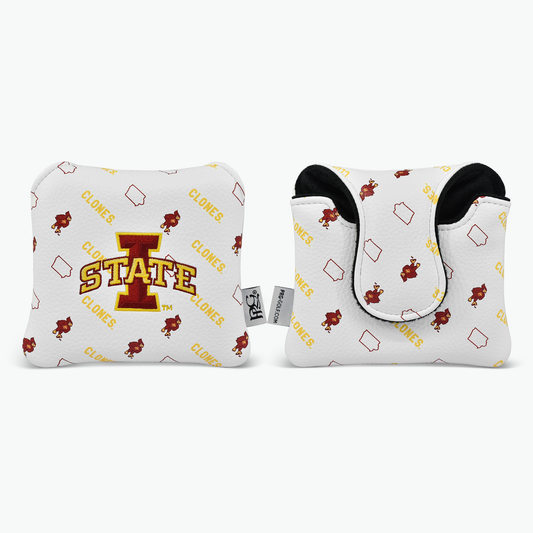 Iowa State University Micro Print Vintage Mallet Putter Cover