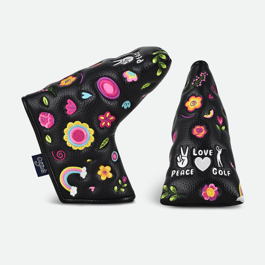 Peace, Love & Golf Blade Putter Cover