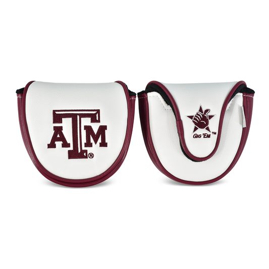 Texas A&M Mallet Putter Cover (White)