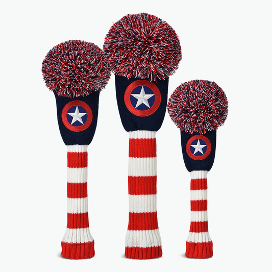 Captain USA Pom Pom Wood Covers