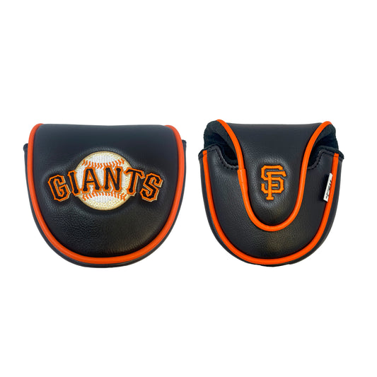 San Francisco Giants Studio Mallet Putter Cover (Black/Orange)