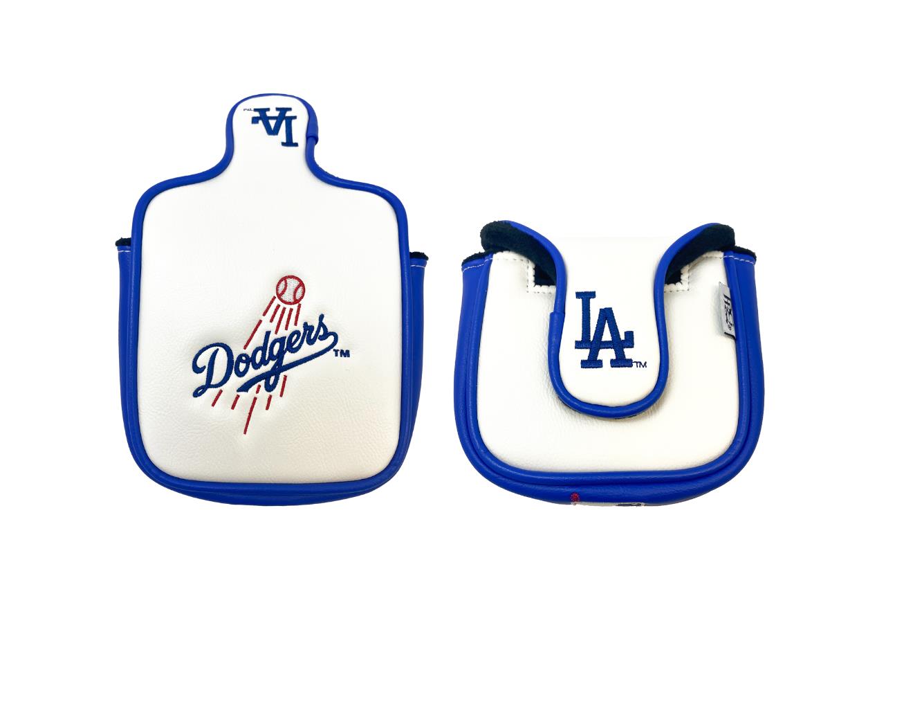 Los Angeles Dodgers Studio Spider Mallet Putter Cover (White)