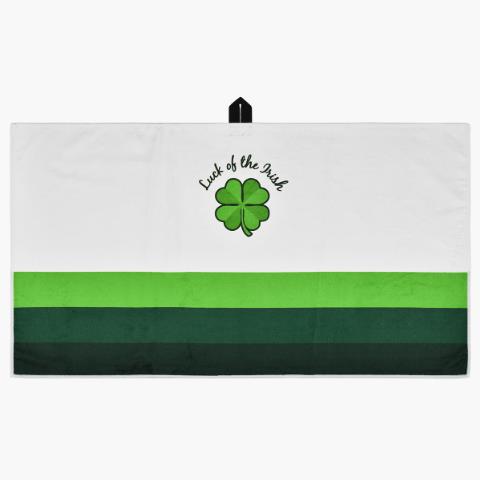 PRG Originals Luck of the Irish Aqua-Lock Sublimated Caddy Towel