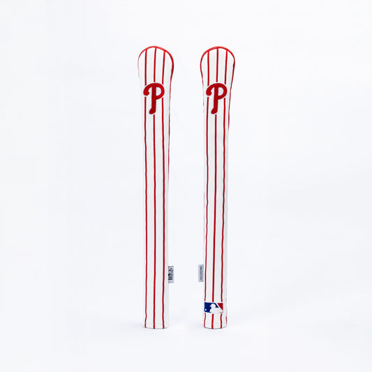 Philadelphia Phillies Alignment Stick Cover (White/Red Pinstripe)