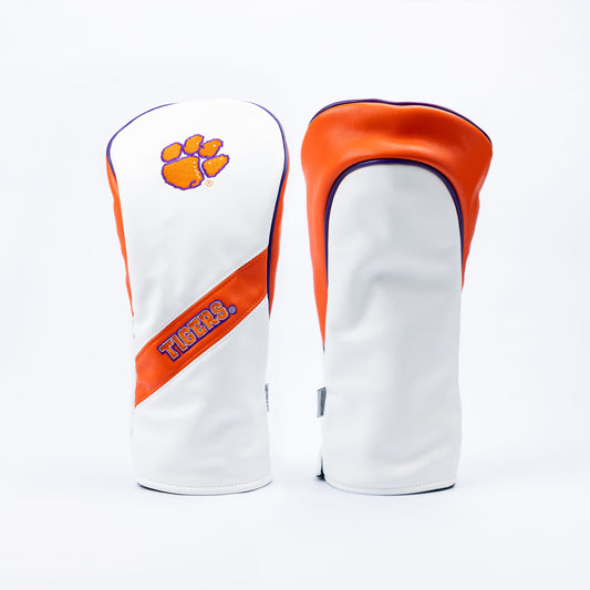Clemson Tigers Heritage College Wood Covers (White/Orange)