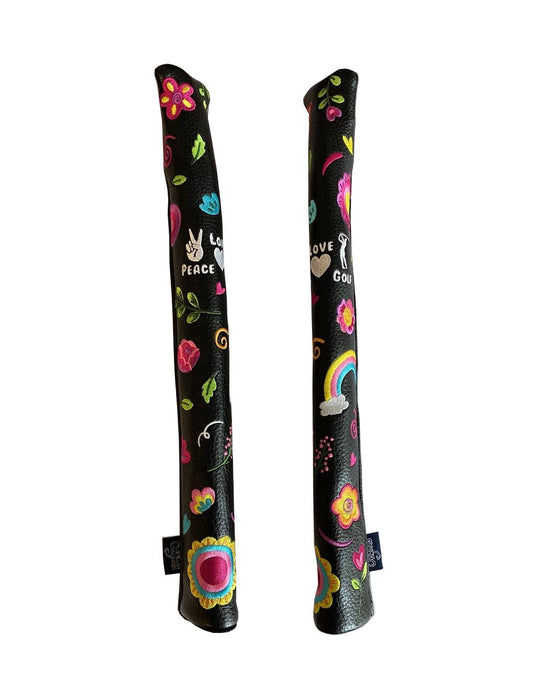 Peace, Love & Golf Alignment Stick Cover
