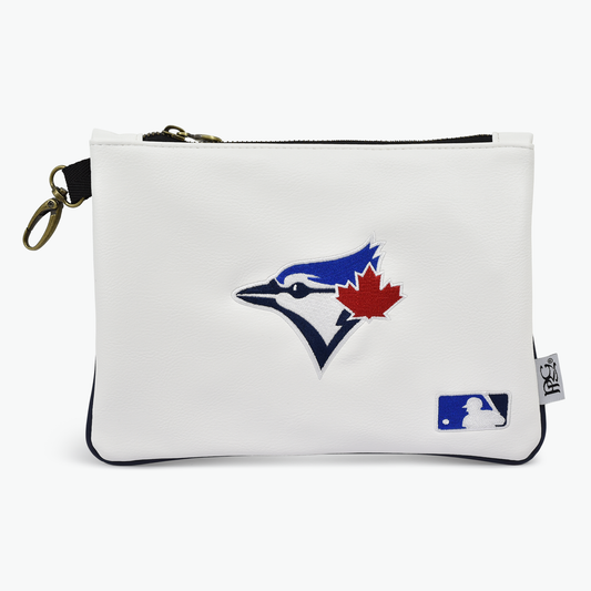 Toronto Blue Jays Studio Premium Zip Tote (White/Navy)
