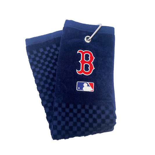 Boston Red Sox Cross Tri-Fold Towel (Navy)