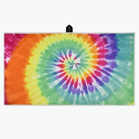 PRG Originals Retro Tie-Dye Aqua-Lock Sublimated Caddy Towel