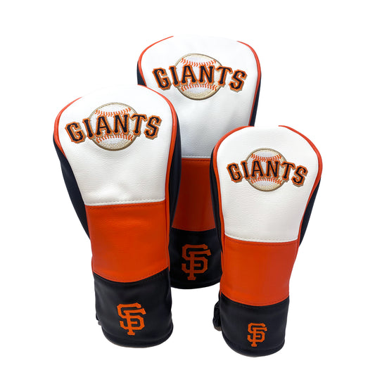 San Francisco Giants Horizon Headcovers (Black/White/Orange)