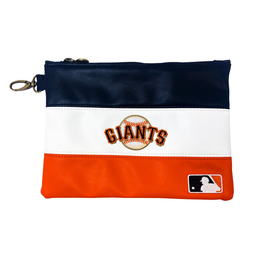 San Francisco Giants Horizon Premium Zip Tote (Black/White/Orange)