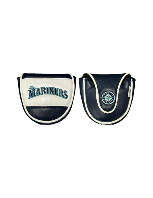 Seattle Mariners Horizon Mallet Putter Cover (Navy/White)