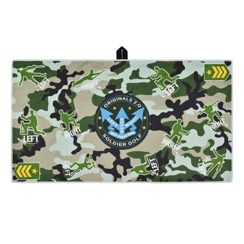 PRG Originals Soldier Golf Aqua-Lock Sublimated Caddy Towel