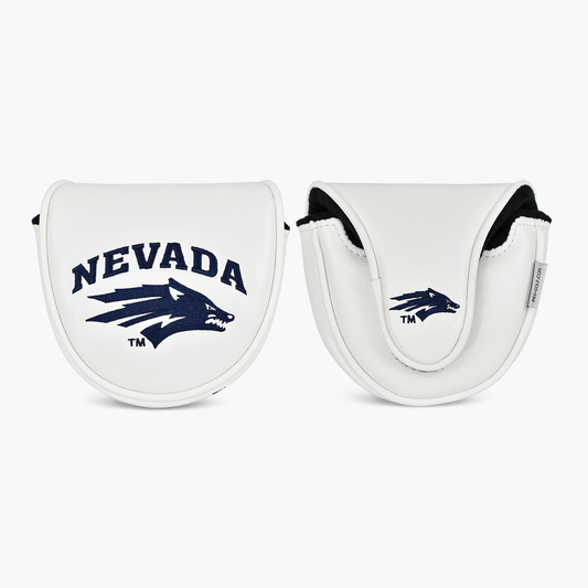 University of Nevada, Reno Wolfpack Mallet Putter Cover (White)