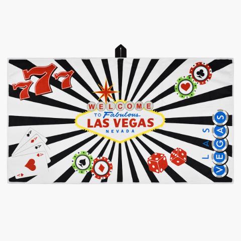 PRG Originals Las Vegas Aqua-Lock Sublimated Caddy Towel