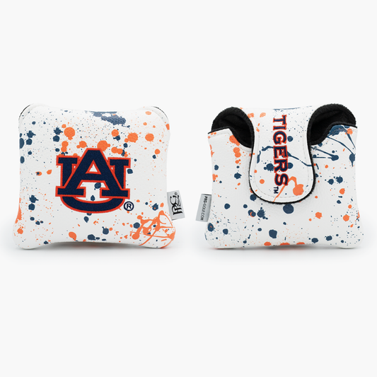 Auburn University Tigers Mallet Putter Cover (Paint Splash)