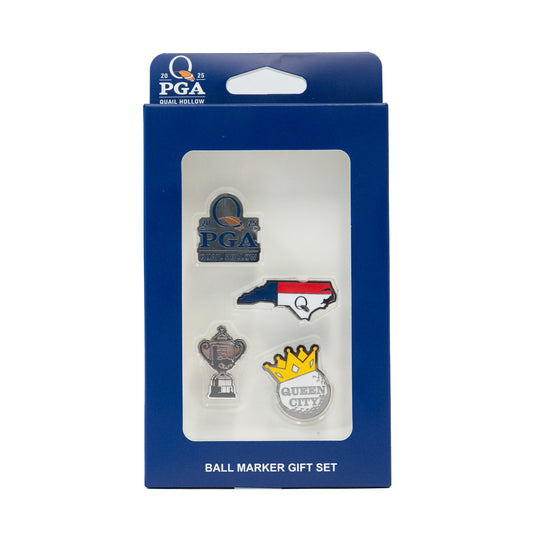 2025 PGA Championship Quail Hollow 4 piece Ball Marker Set