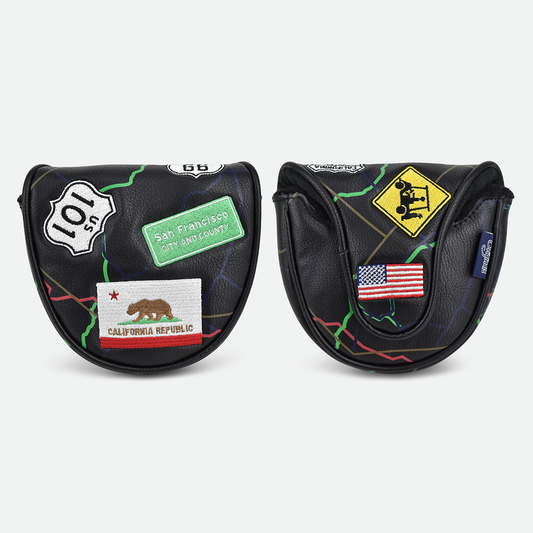 Route 66 Mallet Putter Cover (Black)