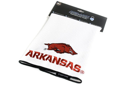 University of Arkansas Razorbacks Aqua-Lock Caddy Towel